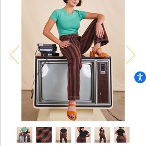 NWT Big Bud Press Stripe Work Pants Size Small